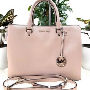 🔥🍀NWT! Michael Kors SAVANNAH Satchel Handbag